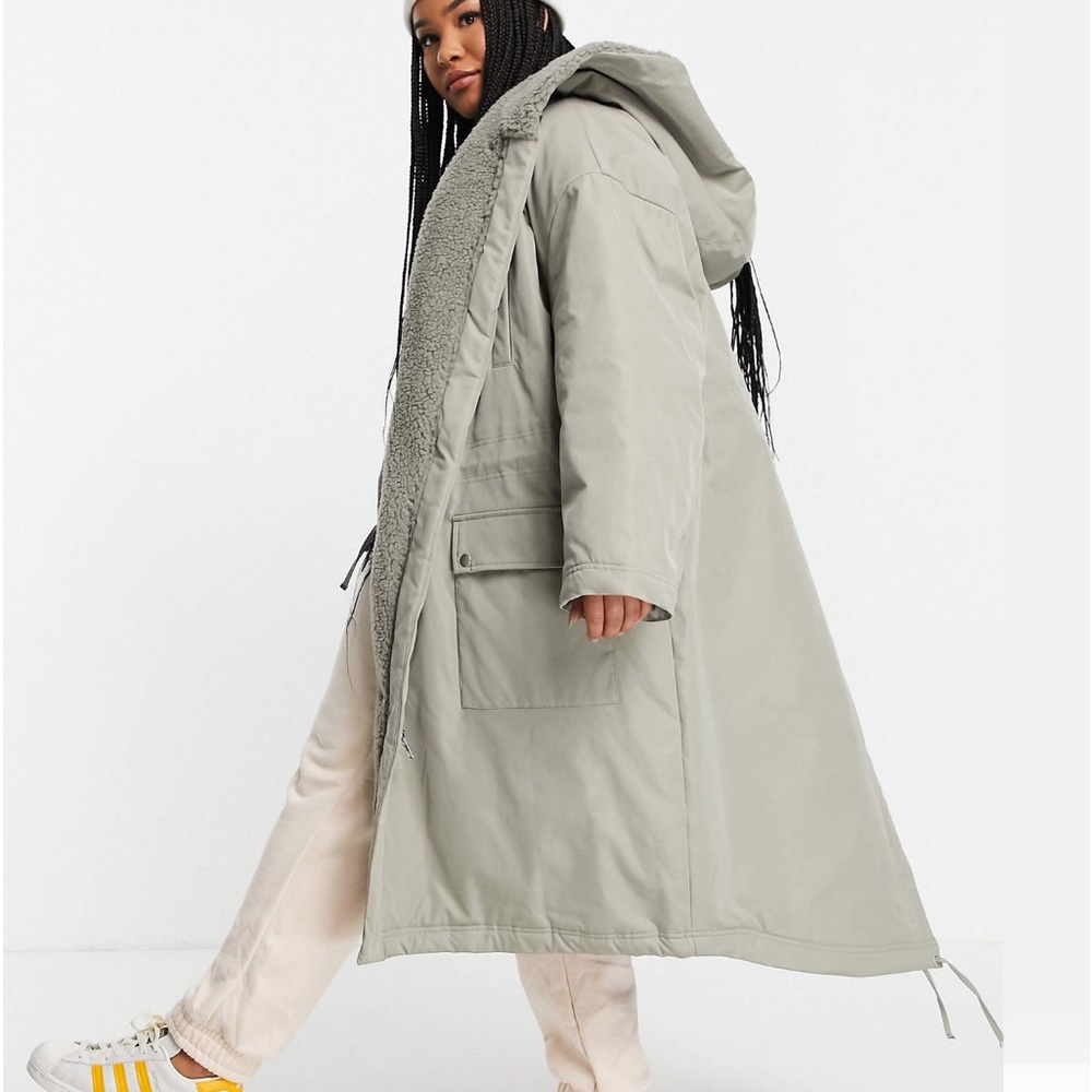 NWOT ASOS waterfall overized parka